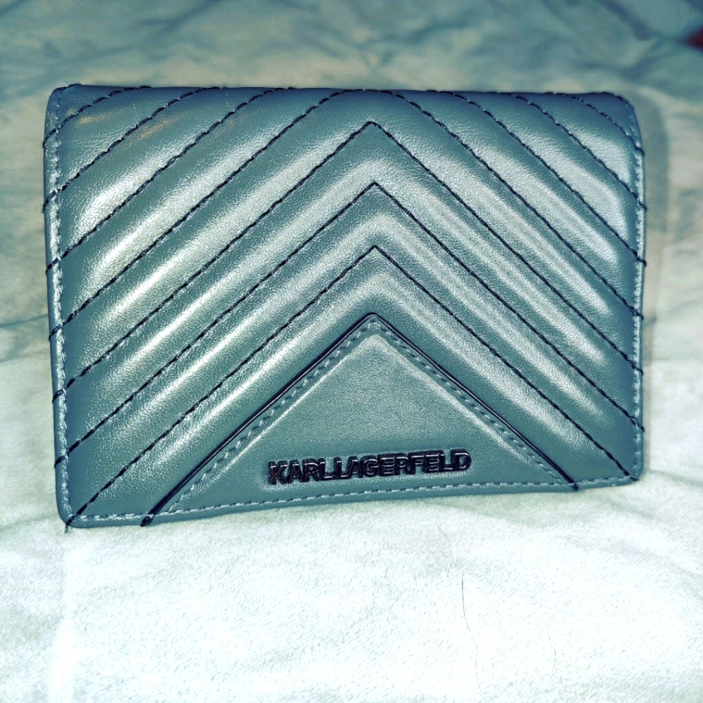 Karl Lagerfeld leather wallet